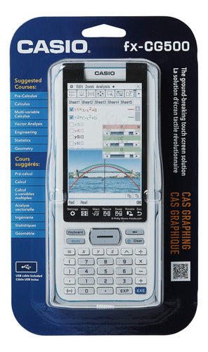 Casio Touchscreen FX-CG500 Graphing Calculator with Stylus 2