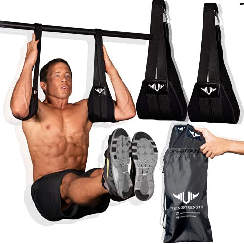 Vikingstrength Ab Correas - Premium Acolchado Home Gym Exerc 0