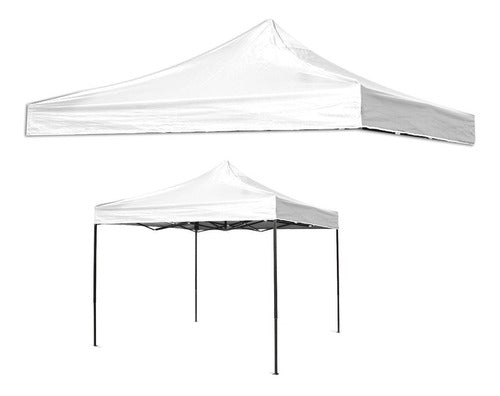 Morro Waterproof 3x3 Reinforced White Gazebo Canopy 0