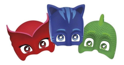 12 Máscaras Pj Masks - Aniversário 0