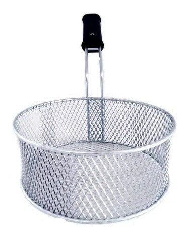 Round Frying Basket for 28 cm Casserole Tinplate Wire 1