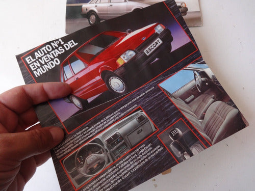 Ford Escort Classic Brochure Lot with Official Photo 6