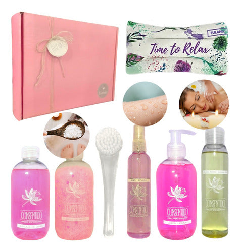 Relax Spa Gift Box for Women Zen X7 Roses Aroma Kit Set N111 0