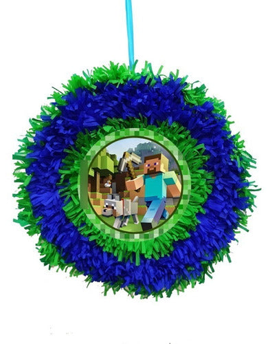 Arte en souvenir Piñata De Minecraft 2