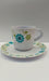 MP Set X6 Tazas De Te Con Plato Melamina Flowers 3