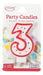 Jacent Birthday Candle Number Polka Dots Topper 1