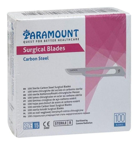 Paramount N°15 Podiatry Scalpel Blades 0