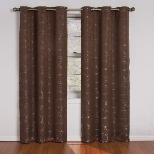 Eclipse Blackout Curtain Panel for Window Meridiano 0