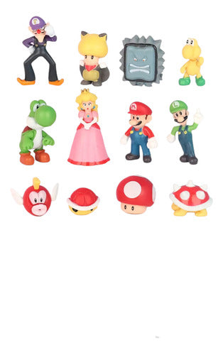 Super Mario Mini Figuras Set 6 Muñecos Juguete Figuras Acció 1