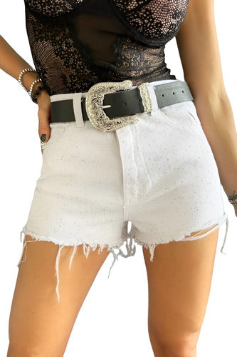 Sus M Short Denim With Full Strass 0