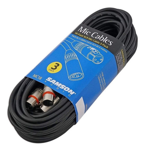 Samson MC18 XLR to XLR Cable - 5.5 Meters 1