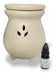 Artesanal Electric Ceramic Warmer + Lamp + Pure Essential Oil 10ml 0