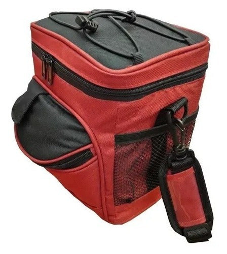 Bamboo Cooler Bag 5 Lt with Side and Front Pockets 1