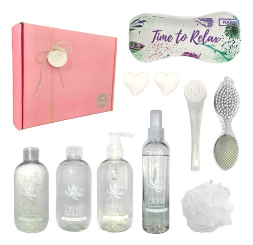 Jasmine Spa Zen Relaxation Gift Box Set - Set Kit Caja Regalo Mujer Box Jazmín Spa Zen N09 Feliz Día