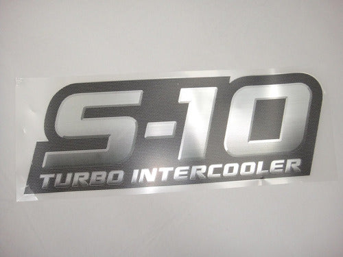 Calcomania  S10 Turbo Intercooler  Chevrolet S10 2010/2012 0