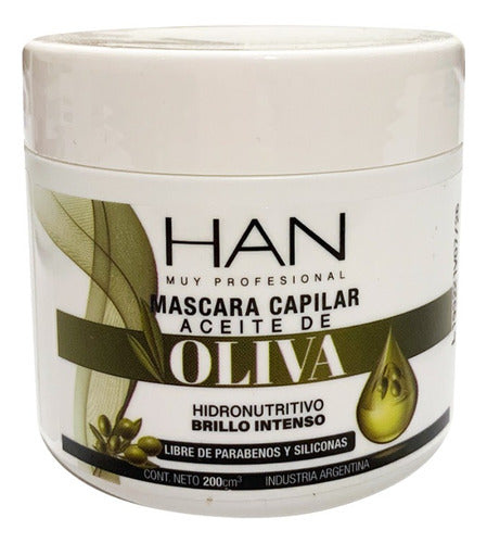 Han Shampoo+ Mascara Oliva Antifrizz 1