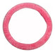 Iael Universal Plush Steering Wheel Cover - Pink 38cm 0