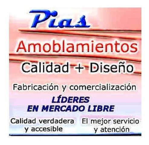 Pias Amoblamientos Dressoire Nórdico Mesa De Arrime! Vidrio Y Madera! Moderno! 1