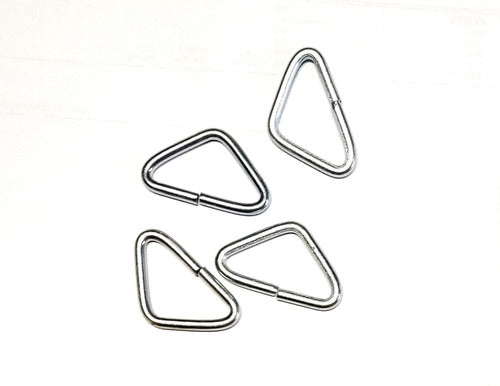 Set of 40 Zinc-Coated Trampoline Springs Triangles 3