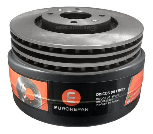 Eurorepar Discos Freno + Bosch Pastillas Partner 1.6 Hdi 2014 2015 2016 2017 3