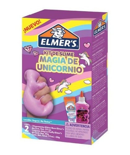 Elmer's Unicorn Magic Slime Kit Fluffy 2 Pieces 0