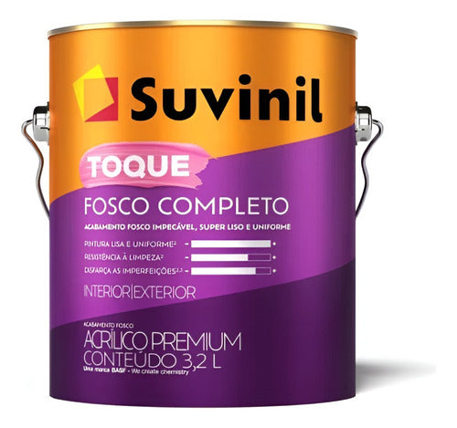 Tinta Toque Fosco Completo 3,2l Cor Verde Limâo 0