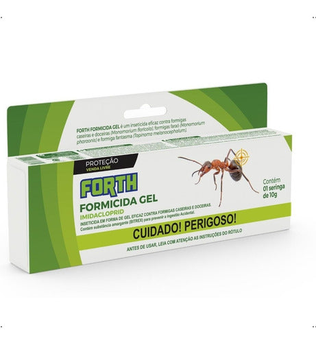 Forth Formicida Gel - Seringa 10g - C/ Trava De Segurança 5