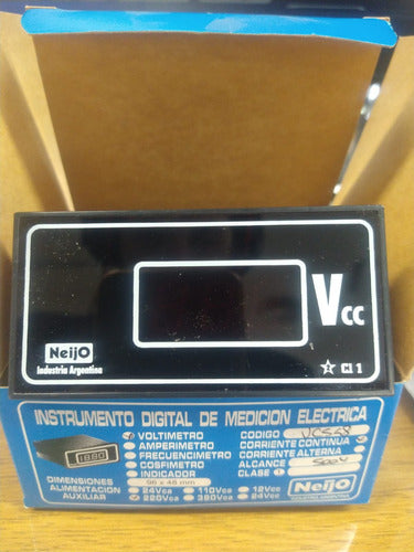 Voltimetro Neijo 96x48mm 500v Vc548 220vca 1