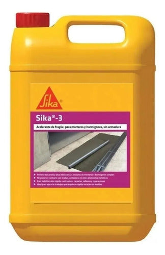 Sika 3 Acelerante De Fragüe Fraguado Para Mezclas 2 Kg 0