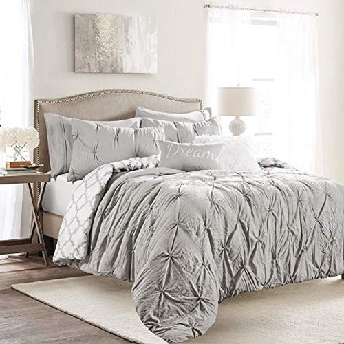 Lush Decor Ravello Pintuck 7-Piece Bedspread Set 0