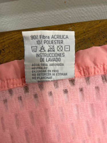 Frazada Para Cuna Funcional Rosa 3