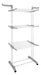 Folding Clothes Drying Rack with 3 Shelves Standing 40 Kg Capacity 0