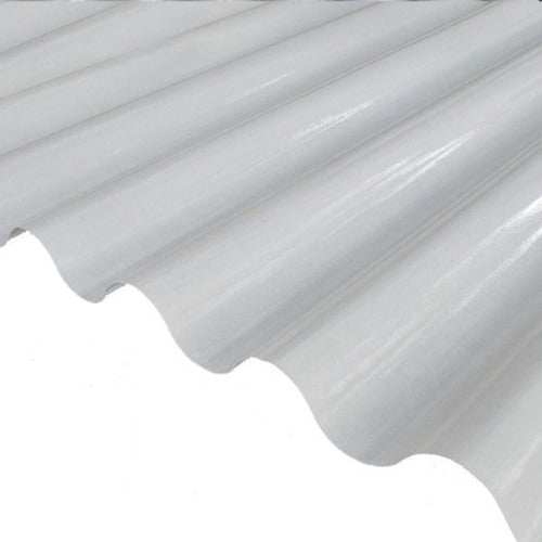 Translucent Plastic Corrugated Sheet | 1.10 x 2 Meters 0
