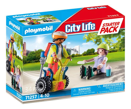 Set Playmobil Rescate Con Balance Racer Starter Pack Ub 0