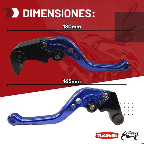 Manijas deportivas fijas regulables Bmw s1000r 10/15 6