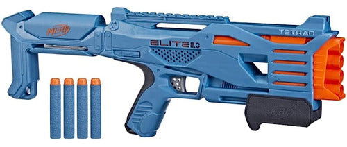 Nerf Elite 2.0 Tetrad Qs-4 Lança Dardos Original Hasbro 1