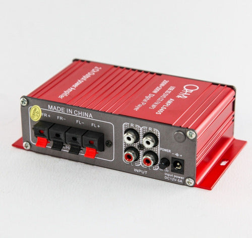 Ophyr Digital Stereo Hi-Fi Audio Power Amplifier USB SD 12V Motorcycle + Remote Control 5