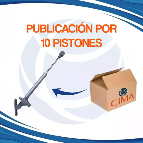 Cima Piston Elevador Puertas 100N Cierre Suave Cocina X 10 Uni 7