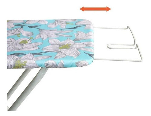 Adjustable Metal Ironing Board 91x30cm with Iron Rest 24