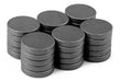 DyS Black Round Ceramic Magnets 25x2 - 50 Units 3