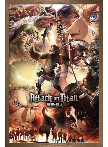 Trends International Attack On Titan: Season 3 - Key Art Wal 0