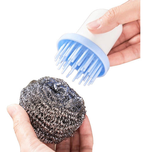 Detachable Scrub Brush for Pots and Pans 0