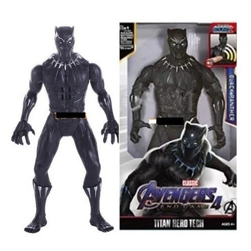 SHJ Black Panther Doll 30cm Light and Sound Avenger 0