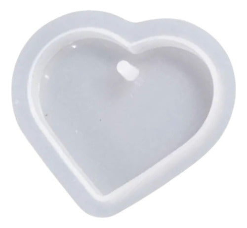 Doctor Glitter Silicone Mold Heart Shape 5 Cm 0