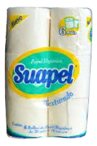 Suapel Textured Toilet Paper Pack 6x30m - X12u - Dh Tienda 0