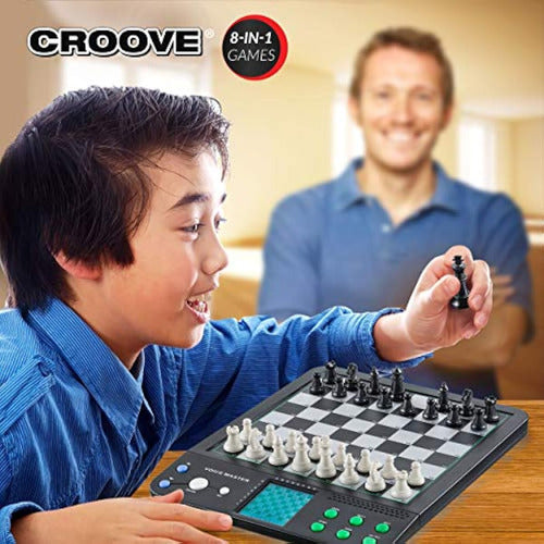 Croove Electronic Chess and Checkers Board 1