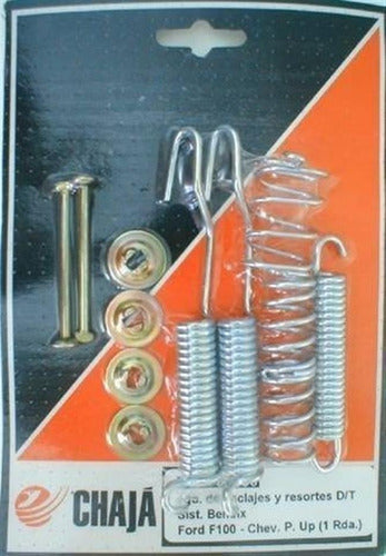 Kit Anclajes Y Resortes Patín Para Chev C10- Cha 60036 2