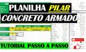 Planilha Pilar De Concreto Armado Calculo - Com Tutorial 0