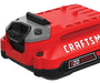 Craftsman 20v Max Batería De Iones De Litio, 2,0 Amperios Po 2