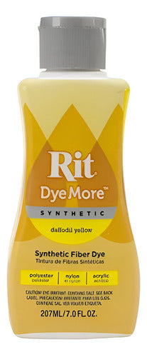 Rit Dye More Anilina Liq Fibra Sintetica 207ml Daff Yellow 0